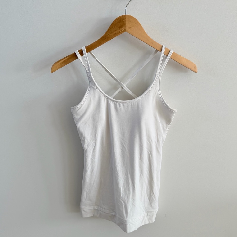 Tory Sport White Double-Strap Tank Top – Size Small